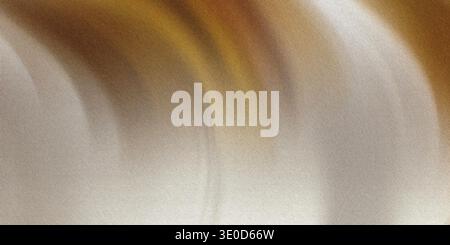 Ein verschwommenes Bild mit einer Mischung aus Beige- und Goldtönen in einem wirbelnden, abstrakten Muster. Die Textur ist glatt und weich. Stockfoto