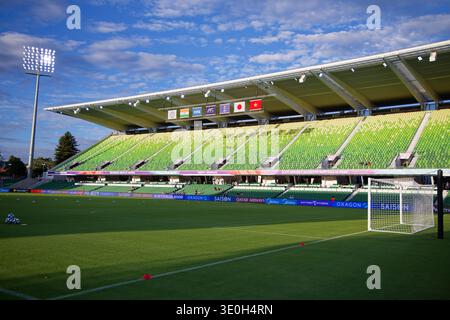 Eine allgemeine Ansicht des Perth Rectangular Stadions vor dem AFC Women's Asian Cup Australia 2026 zwischen Indien und Japan im Perth Rectangular Stadium auf Ma Stockfoto