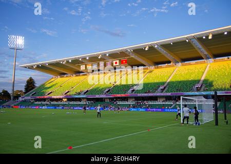 Eine allgemeine Ansicht des Perth Rectangular Stadions vor dem AFC Women's Asian Cup Australia 2026 zwischen Indien und Japan im Perth Rectangular Stadium auf Ma Stockfoto