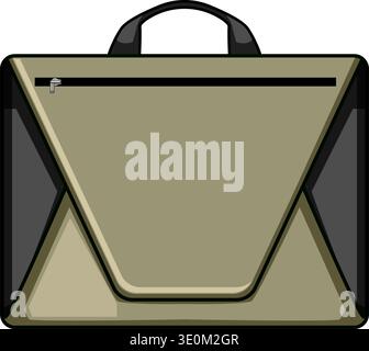 Kleidertasche für Kleidung auf Geschäftsreisen Stock Vektor