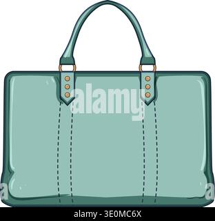 Weekender Reisetasche für Mode und Gepäckkonzept Stock Vektor