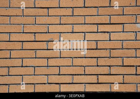 Nahaufnahme von roten Backsteinmauer Stockfoto