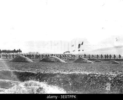 Slug (Grabenszene).erste Fotos zum Chinesischen Krieg hier.Foto zeigt Eine Grabenszene mit der chinesischen Armee der an Kuo Chun Streitmacht, aufgenommen an der 3. Linie o Stockfoto