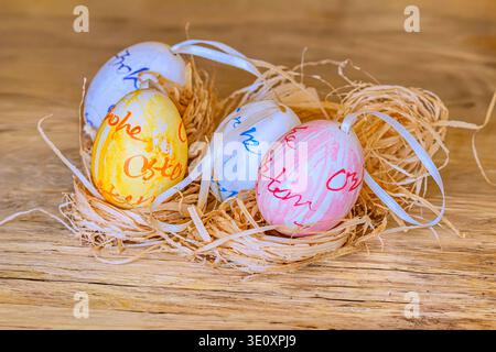 Konzept Ostern : Osterstillleben Stockfoto