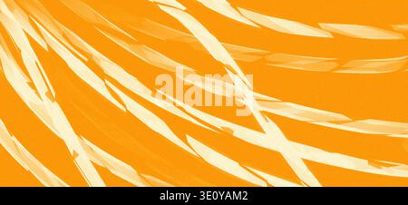 Abstrakter Hintergrund mit genarbtem Winkelmuster mit weichem Weichzeichner, orangefarbener Retro Dynamic Shape Design Banner Header Hintergrund Stockfoto
