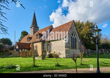 St. Giles historische Kirche, Ickenham, Greater London, Großbritannien Stockfoto