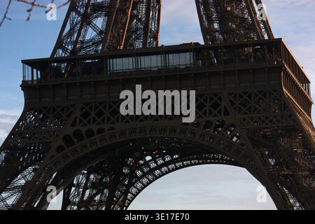 Eiffelturm, Paris Stockfoto