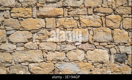 Alte Steinmauer Muster Natürlicher Felsen Hintergrund Stockfoto