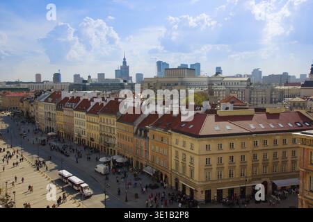Alte Innenstadt (Krakowskie Przedmiescie) von Warschau, Polen Stockfoto