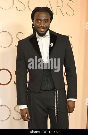 Hollywood, ca. 15. März 2026. Shaboozey bei den 98. Oscars im Dolby Theatre am 15. März 2026 in Hollywood, Kalifornien. Quelle: Valerie Goodloe/Media Punch/Alamy Live News Stockfoto
