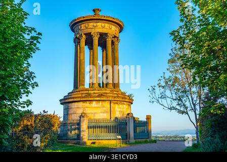 Dugald Stewart Monument in Edinburgh, Schottland. BILD Stockfoto