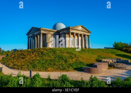 Königliches Observatorium am Calton Hill in Edinburgh, Schottland. BILD Stockfoto
