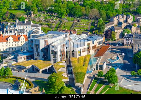 Schottisches parlamentsgebäude in Edinburgh, Schottland.IMAGE Stockfoto