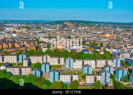 Panoramablick auf Edinburgh Castle in Schottland.BILD Stockfoto