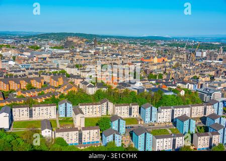 Panoramaansicht von Edinburgh in Schottland.BILD Stockfoto