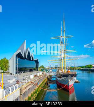 Riverside Museum in der schottischen Stadt Glasgow.IMAGE Stockfoto