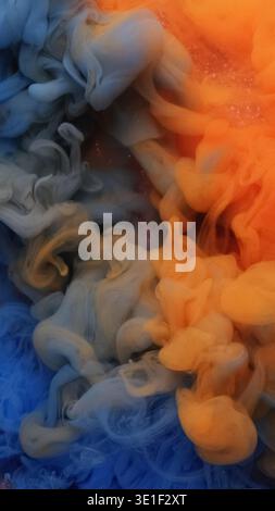 Farbe Hintergrund Mischung Rauch Textur Glitzer Wolke Stockfoto