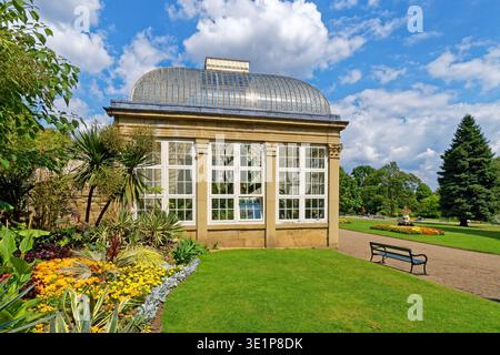 Großbritannien, South Yorkshire, Sheffield, Botanical Gardens & The Glass Houses. Stockfoto