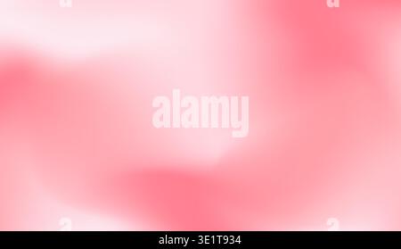 Hintergrund mit weichem Gitterverlauf und zarten rosa und weißen Farben. Stock Vektor