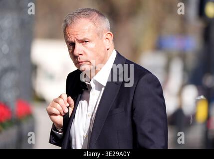 Jon Varney, Chief Executive Officer von Brentford, vor einer Hauptversammlung der Premier League in London. Bilddatum: Donnerstag, 19. März 2026. Stockfoto