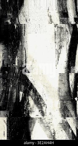 Glattschätzung auf monochromem Hintergrund mit digitaler Rauschverzerrung Stockfoto