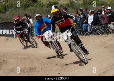Dirtyfest BMX Downhill Race 2024 Stockfoto