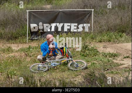 Dirtyfest BMX Downhill Race 2024 Stockfoto