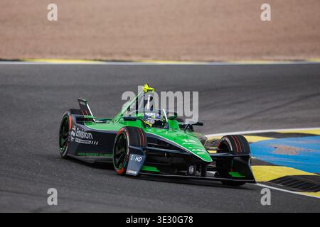 14 ERIKSSON Joel (swe), Envision Racing, Jaguar I-Type 7, Action während des Madrid ePrix, 6. Runde der ABB FIA Formel E Weltmeisterschaft 2025-26, auf dem Circuito del Jarama vom 19. Bis 21. März 2026 in Jarama, Spanien Stockfoto