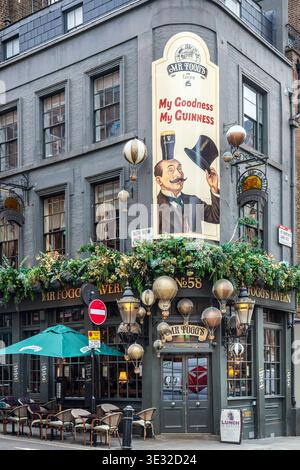 Mr. Fogg's Tavern in St. Martin's Lane, London. Stockfoto
