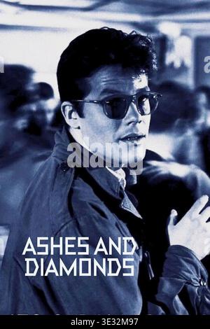 Ashes and Diamonds Filmposter 1958 Stockfoto