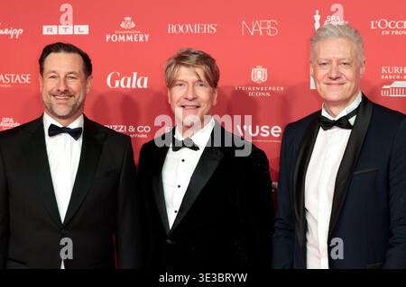 Michael Dorn, Frank Vogel und Lars-Eric Mann bei der 29. Verleihung der Spa Awards 2026 im Kurhaus. Baden-Baden, 21.03.2026 Stockfoto