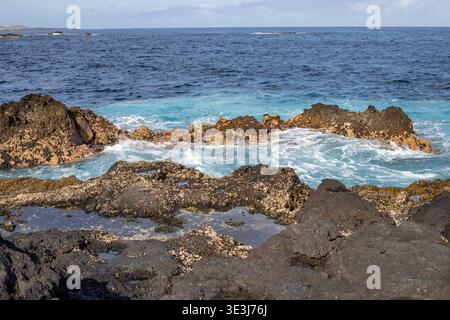 Teneriffa - wunderschöne Stadt Garachico Stockfoto