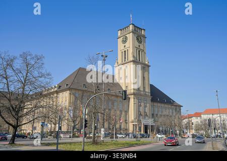 Rathaus Schöneberg, John-F.-Kennedy-Platz, Schöneberg, Berlin, Deutschland *** Rathaus Schöneberg, John F Kennedy Platz, Schöneberg, Berlin, Deutschland Stockfoto