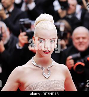 Anya Taylor-Joy bei der Premiere von Furiosa während der Filmfestspiele von Cannes 2024. Stockfoto