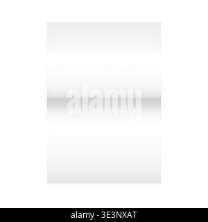 Gefaltete Papieroberfläche. Weißes Vektorblatt. Schattenlinie zentrieren. Details des Seitenmodells bereinigen. Nur manueller Vektor. Kein autotrace verwendet. EPS 10. Stock Vektor