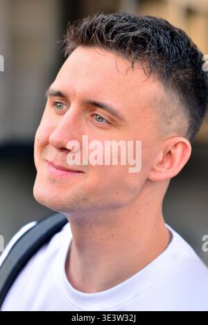 Warschau, Polen. 23. März 2026. Spieler der polnischen Fußballnationalmannschaft Mateusz Kochalski Stockfoto