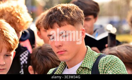 Warschau, Polen. 23. März 2026. Spieler der polnischen Fußballnationalmannschaft Filip Rozga Stockfoto