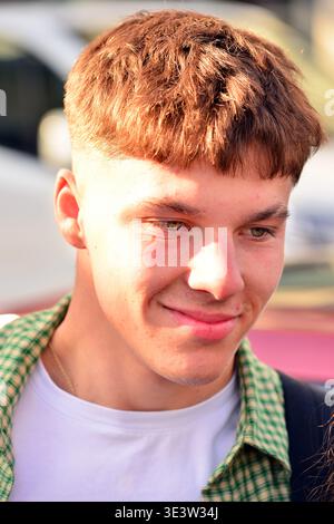 Warschau, Polen. 23. März 2026. Spieler der polnischen Fußballnationalmannschaft Filip Rozga Stockfoto