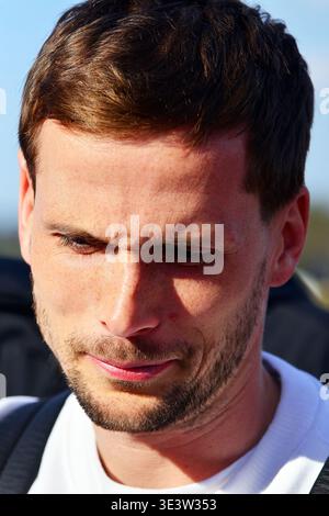 Warschau, Polen. 23. März 2026. Spieler der polnischen Fußballnationalmannschaft Tomasz Kedziora. Stockfoto