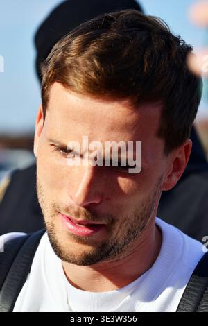 Warschau, Polen. 23. März 2026. Spieler der polnischen Fußballnationalmannschaft Tomasz Kedziora. Stockfoto