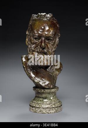 Büste von Victor Hugo von Auguste Rodin (Französisch, 1840–1917) Stockfoto