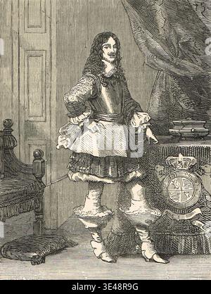 Charles II König von England, König von England, Schottland und Irland 1660-1685 Stockfoto
