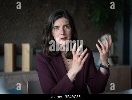 Berlin, Deutschland. März 2026. Fatma Deniz, Präsidentin der Technischen Universität (TU) Berlin, spricht während eines Interviews mit der dpa. Quelle: Soeren Stache/dpa/Alamy Live News Stockfoto