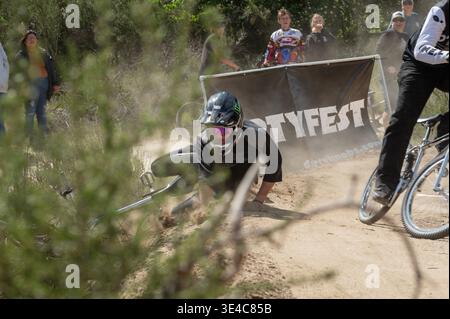 Dirtyfest BMX Downhill Race 2024 Stockfoto