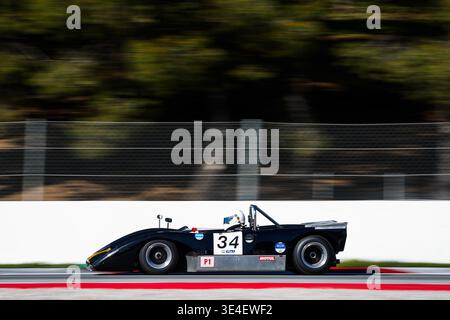 Montmelo, Espagne. März 2026. 34 SOURY Patrick (fra), Lola T212 1971, Proto 1 -2L, Classic Endurance Racing 1, Action während des Espiritu de Montjuic 2026, 1. Runde der Le Mans Classic Series 2026, vom 27. Bis 29. März auf dem Circuit de Barcelona-Catalunya, in Montmelo, Spanien - Foto Frederic Le Floc'h/DPPI Credit: DPPI Media/Alamy Live News Stockfoto