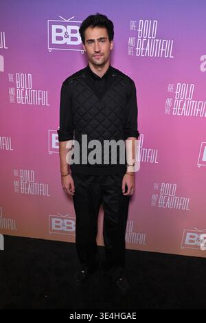 West Hollywood, Kalifornien, USA. März 2026. Harrison Cone nimmt am 26. März 2026 in West Hollywood, Kalifornien, am BBTV Launch Event „The Bold and the Beautiful“ im Wheelhouse Teil. Quelle: Michael Mattes/Ad Media/Media Punch/Alamy Live News Stockfoto