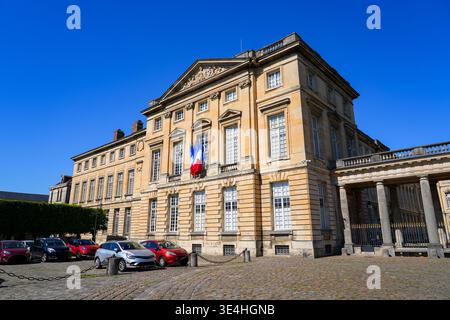 Palast der Compiegne, eine ehemalige königliche und kaiserliche Residenz in Picardie, Frankreich Stockfoto