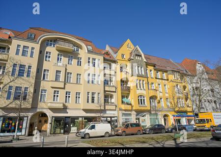 Altbauten, Hauptstraße, Schöneberg, Bezirk Tempelhof-Schöneberg, Berlin, Deutschland Stockfoto