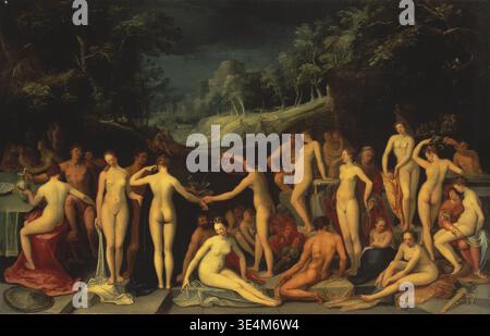 Karel van Mander (I) - Garten der Liebe - WGA13913 Stockfoto