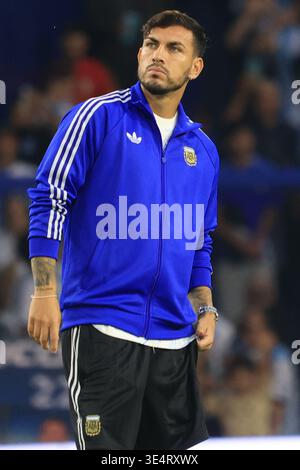 Buenos Aires, Argentinien, 27. März 2026: Leandro Paredes aus Argentinien vor dem Spiel für die Freundschaftsspiele zur WC2026 FIFA in La Bombonera Alberto Stockfoto